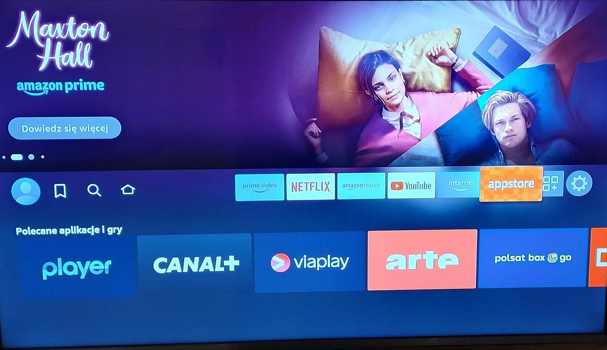 Amazon Fire TV Stick 4K wraz z oryginalnym pudełkiem i akcesoriami