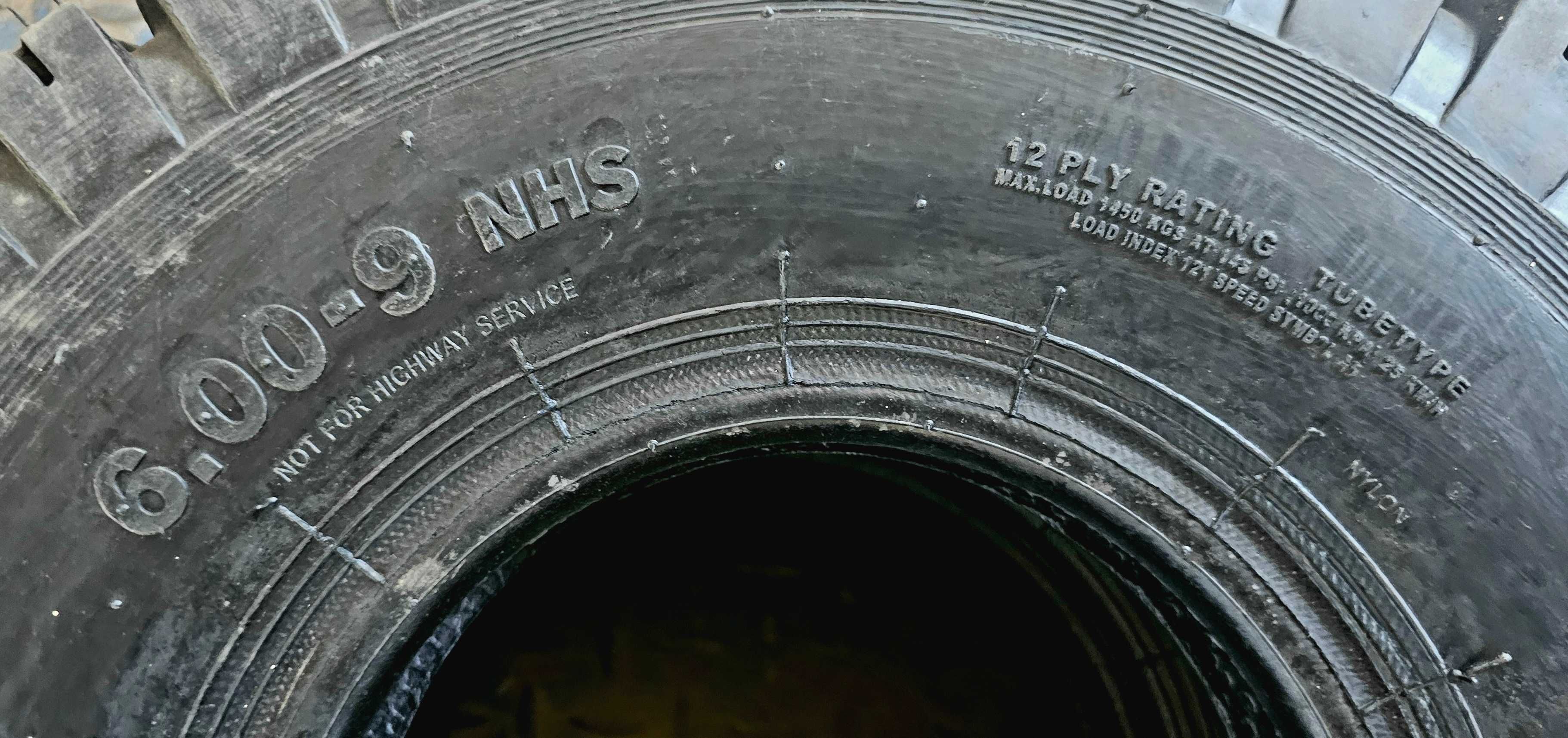 Sprzedam nowe opony do wózka widłowego Ozka 6.00-9 12PR NHS KNK 40