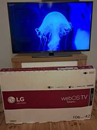 Telewizor LG LED 42 cale Full HD DVB-T2 smart tv 3d  100Hz