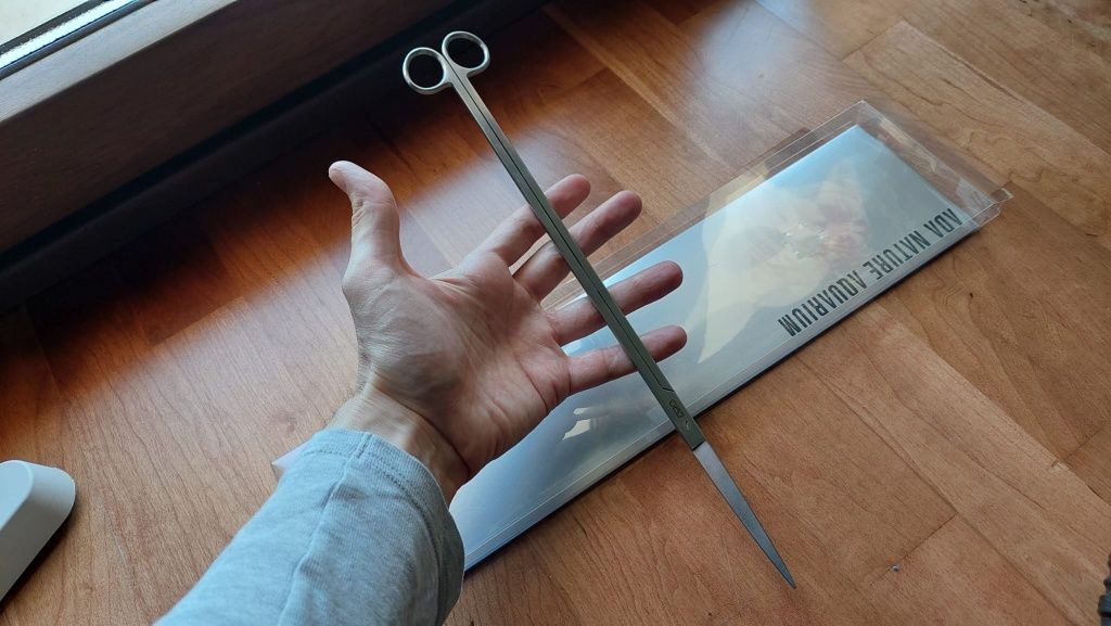 Tesoura para aquário ADA Pro-Scissors L (NOVA)