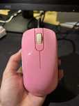 Rato Zowie S1 Divina Pink com Paracord, Hyperglides e Bungee