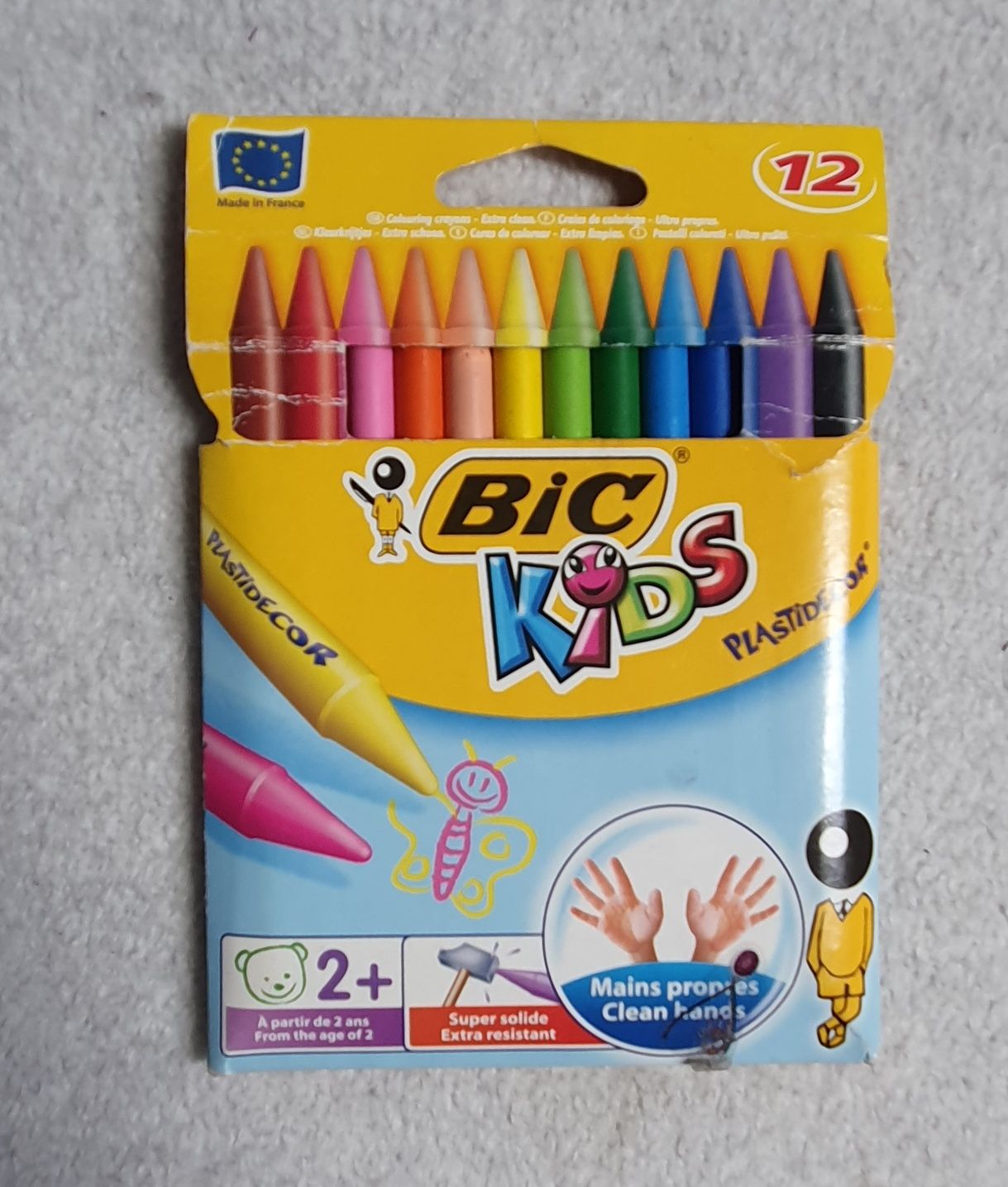 Kredki woskowe bic