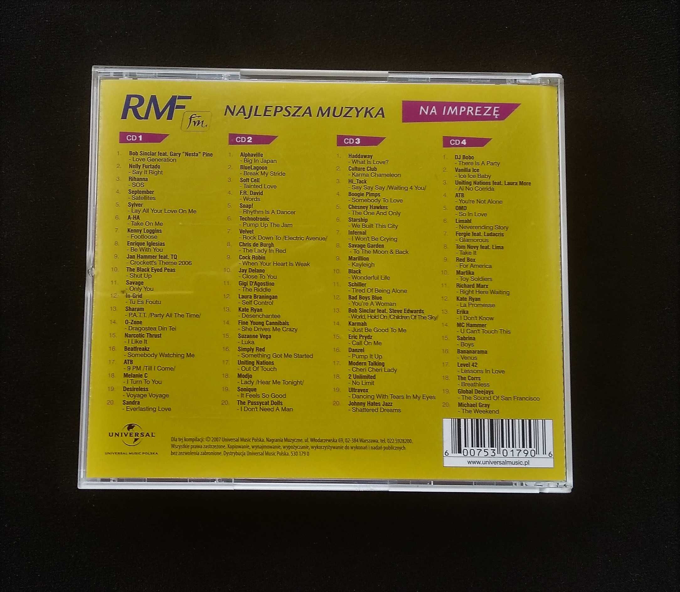 RMF Fm - najlepsza muzyka na imprezę 4CD