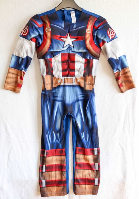 Дитячий костюм на хлопчика Капітан америка Месники супергерой 110-116