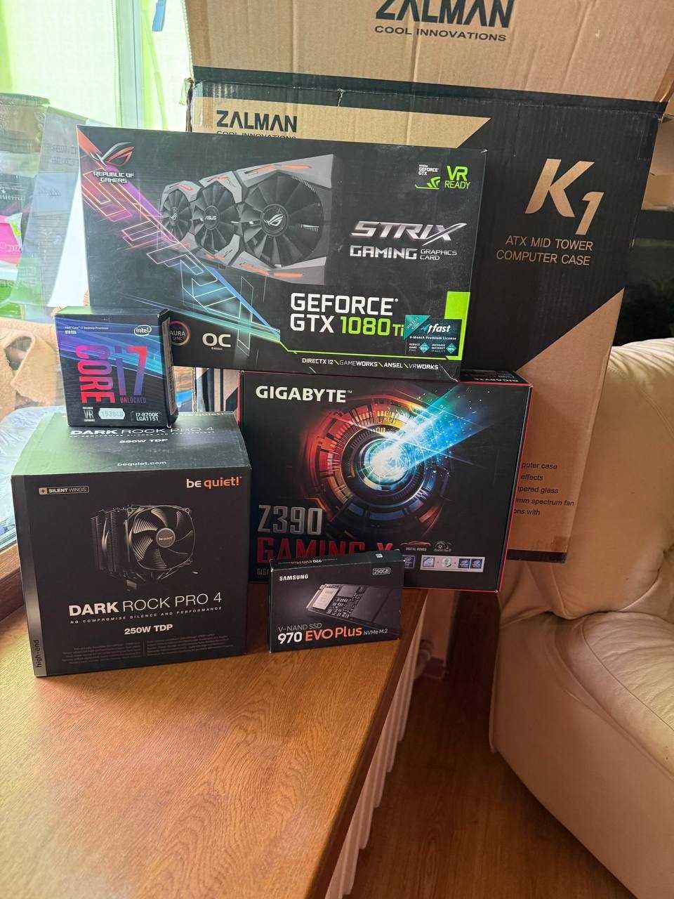 Топ Ігровий компютер  i7-8700K  GeForce GTX 1080 Ti 11 GB