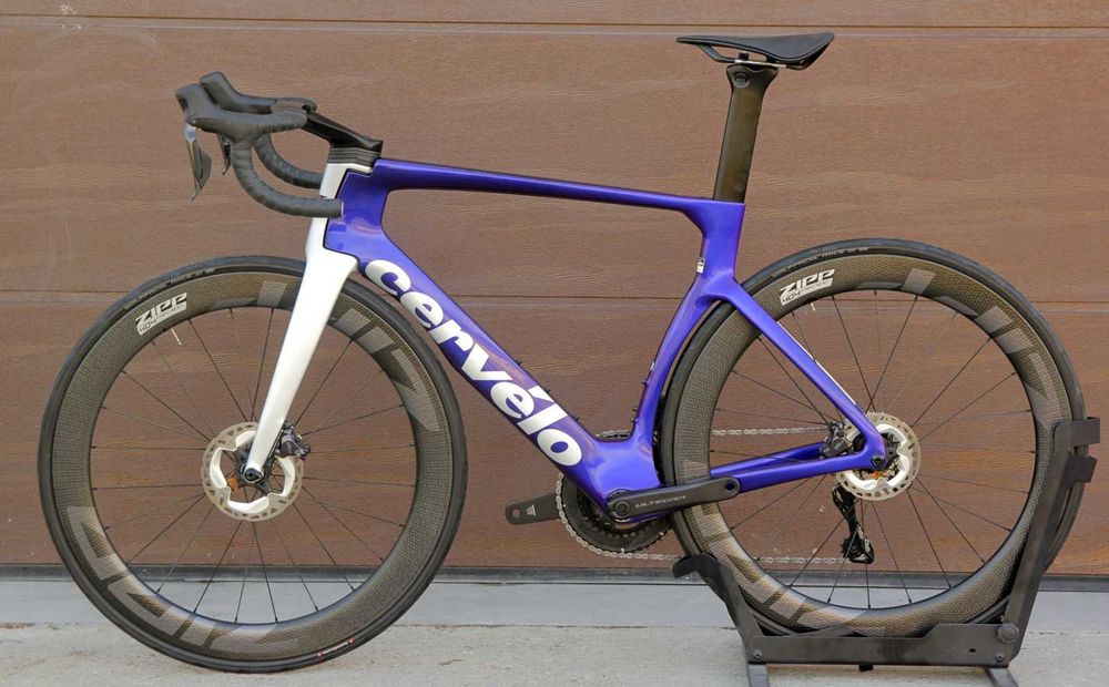 Rower szosowy CERVELO S5 Disc Carbon Ultegra Di2 2x12, ZIPP 404 roz 56