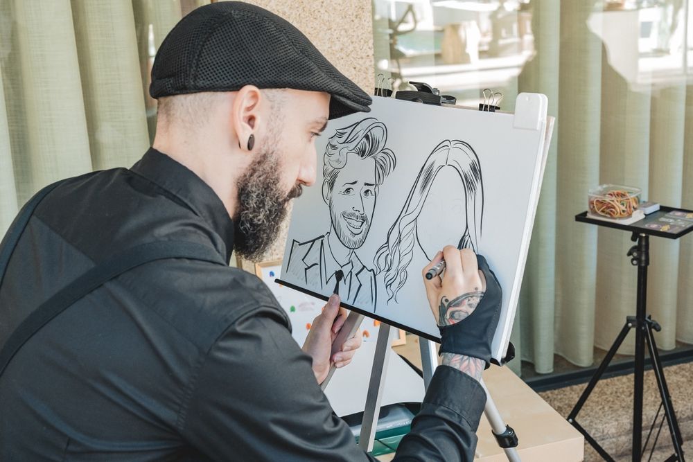 Eventos caricaturas ao vivo