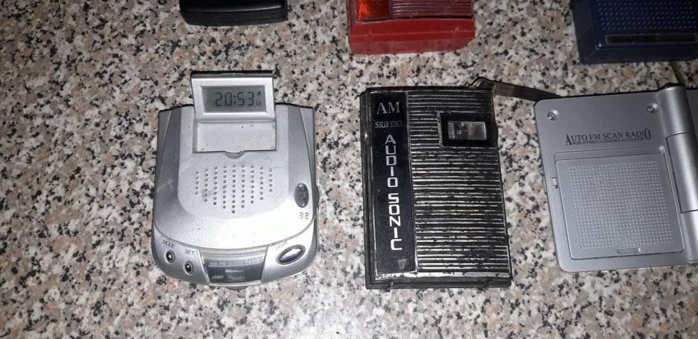 Conjunto de 6 Rádios de Bolso/Outros Antigos