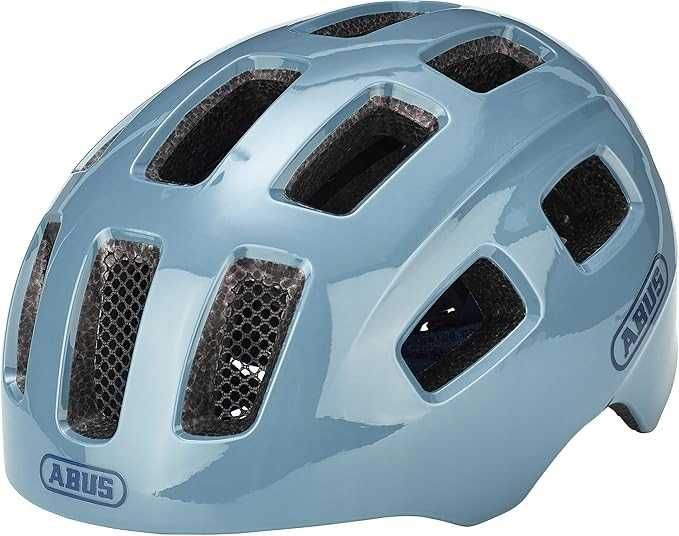 ABUS Youn-I 2.0 Kask Rowerowy ze Światłem 48-54 cm Niebieski