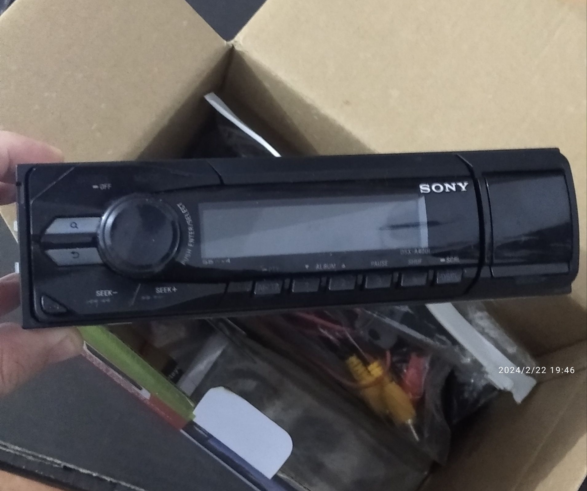 Radio Sony com USB