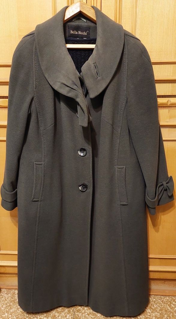 Жіноче кашемірове весняно-осіннє пальто 50 розмір