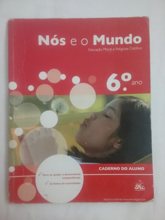 Manual + Cad ativ. "Nós e o Mundo" - Educação moral (EMRC) 6°ano