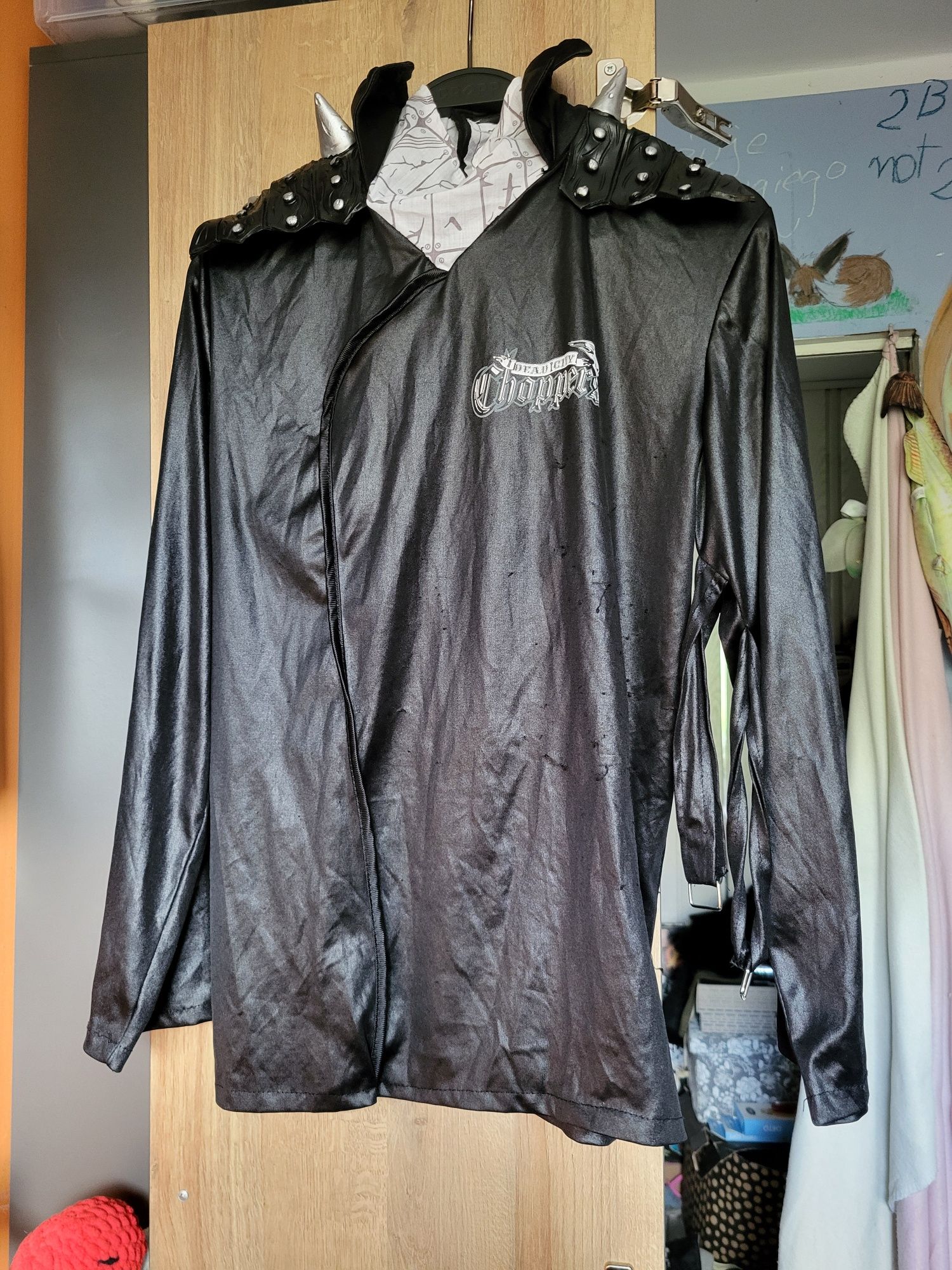 Strój karnawałowy motocyklista ghost rider