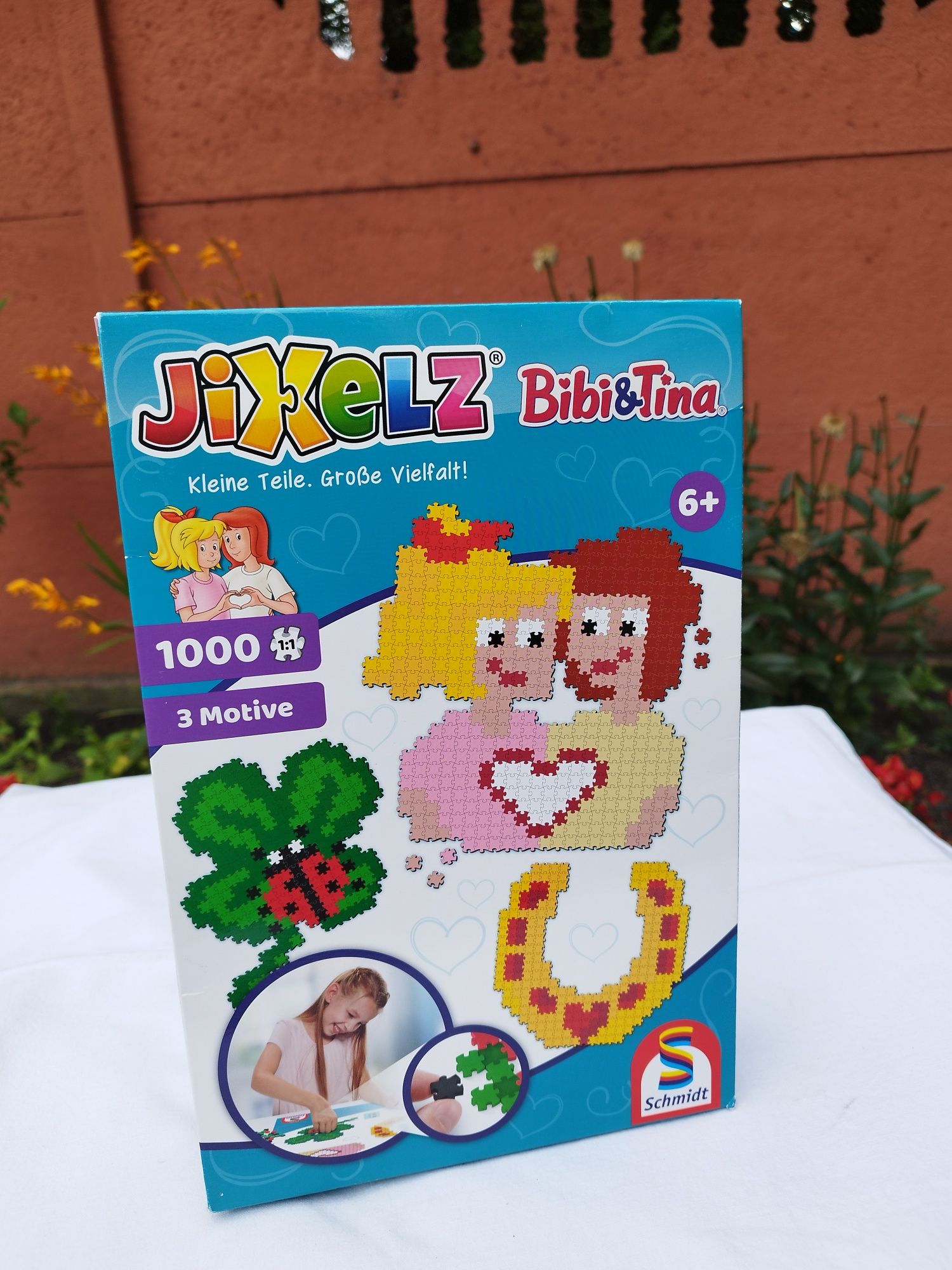 Jixelz 2 zestawy nowe Bibi i Tina +Trolla 2x 1000 sztuk