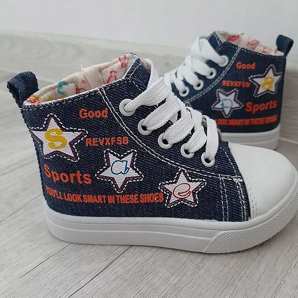 Dziecięce Sportowe Trampki Buty Za Kostkę+zamek 28