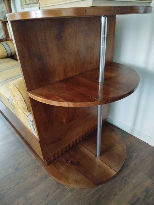 Sofá ou Cama de dia Art Deco Vintage, Restaurada, Anos 30