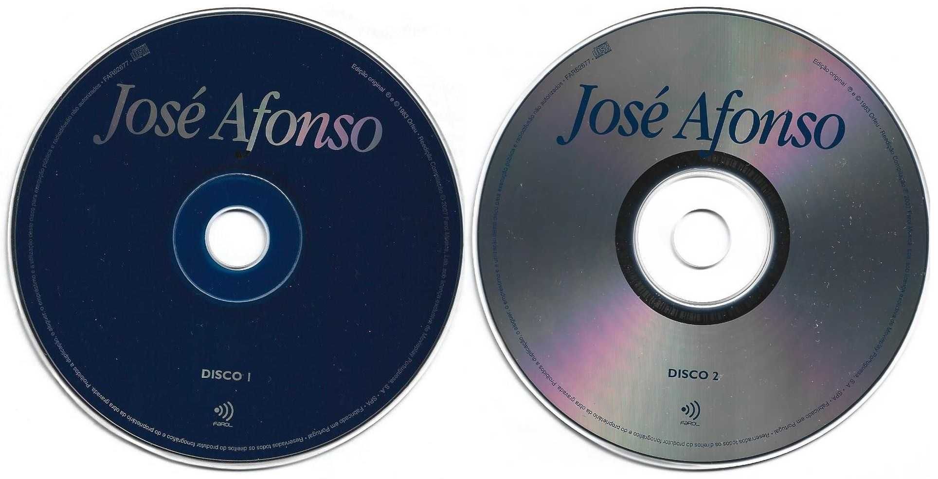 José Afonso	- - - - -		José Afonso	- - - - -	2 X CD