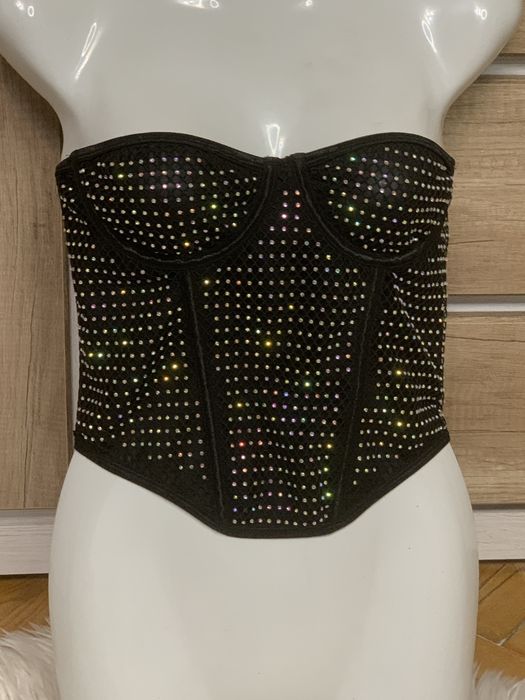 Корсет з камінням сваровскі
