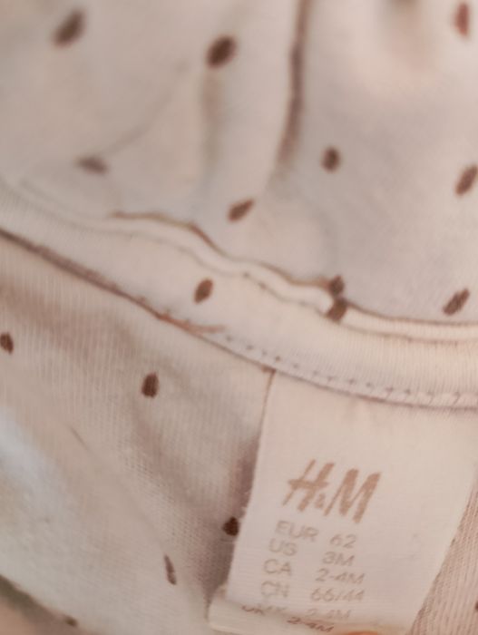 Kombinezon miś 62 kaptur h&m