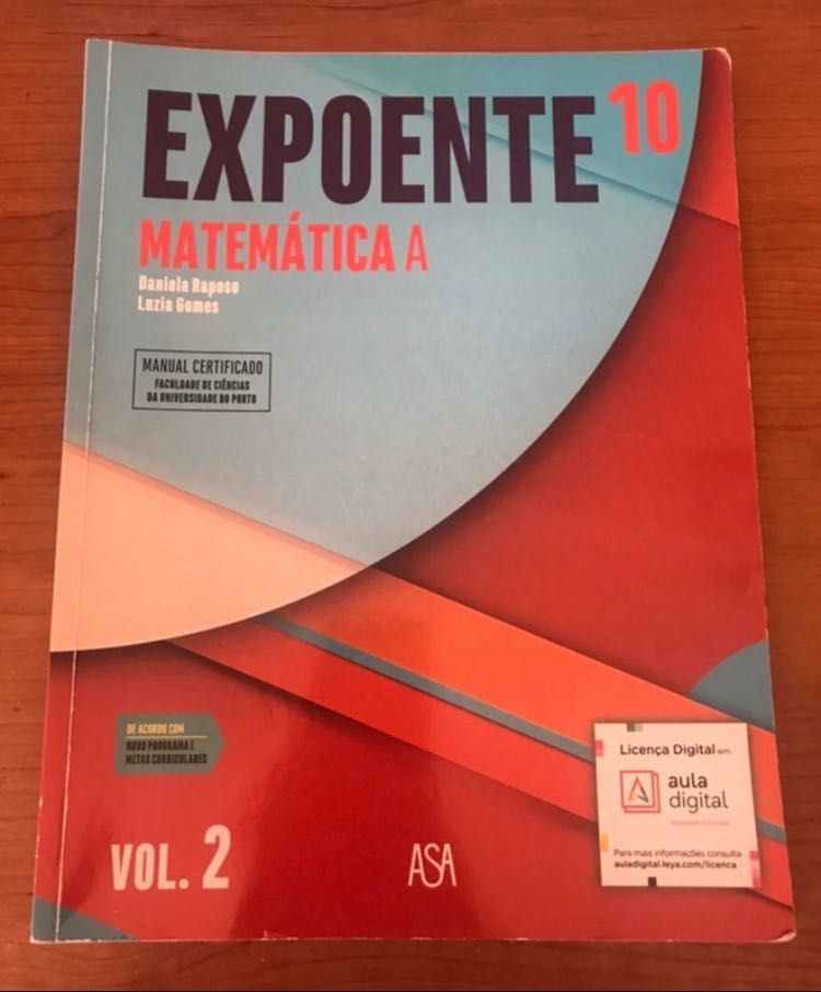 Manual Matemática A 10° Ano "Expoente" - ASA