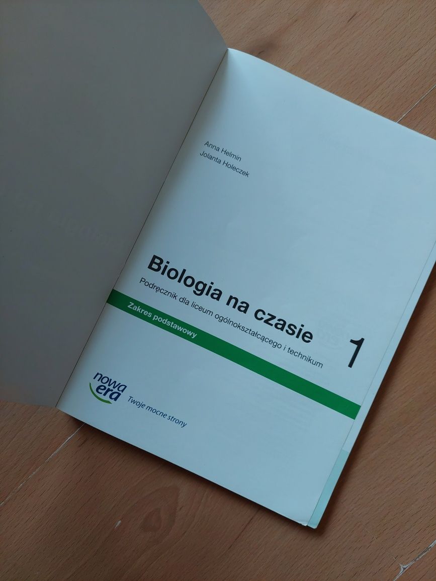 Biologia na czasie  1 podręcznik