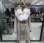 Kontantto plaszcz kaszmirowy bez z futrem lisa xs-3xl