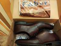 Туфли мужские коричневые ,43 размер, Faber