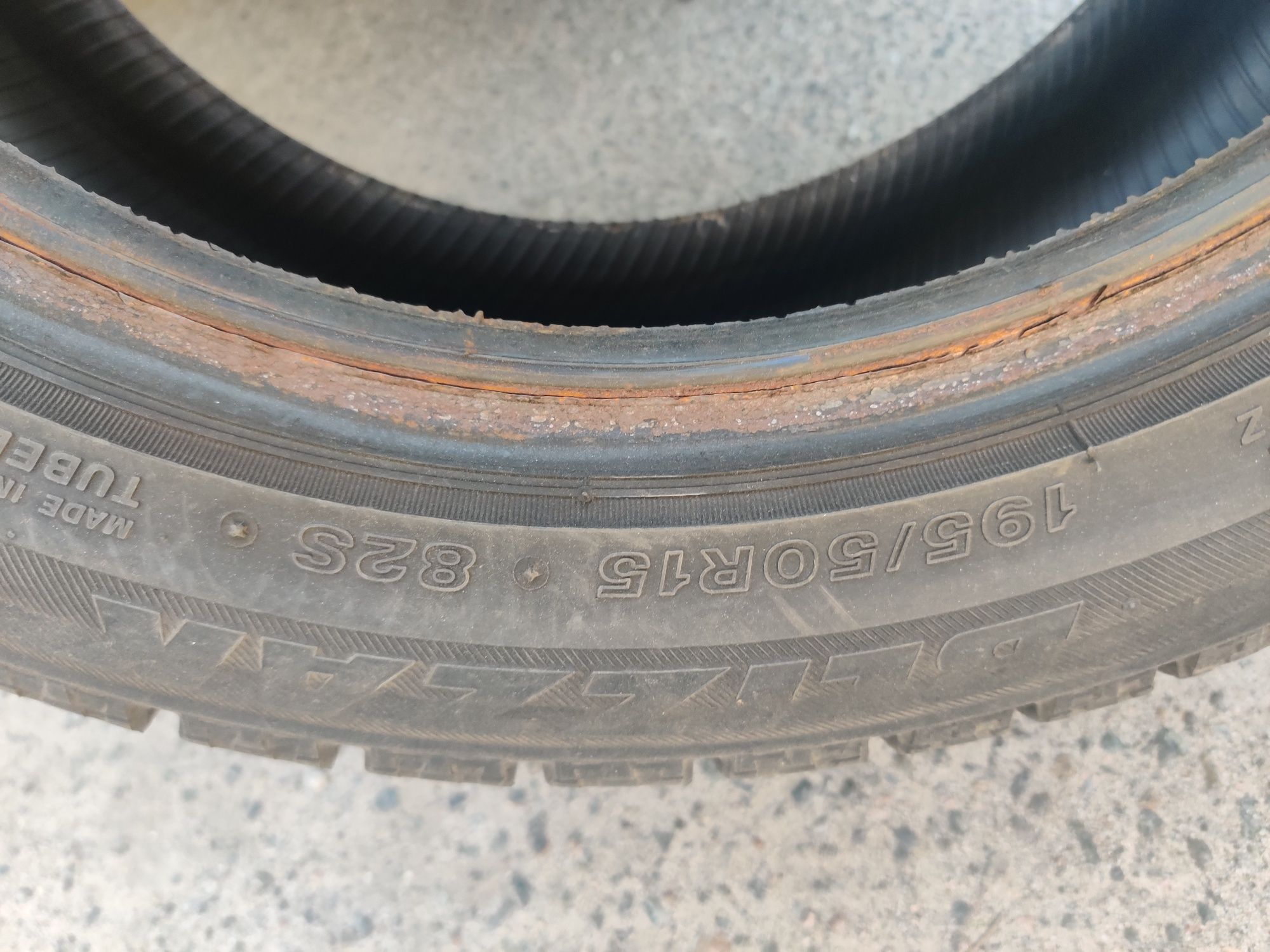 195 50 15 bridgestone blizak + hankook ventus s1 evo