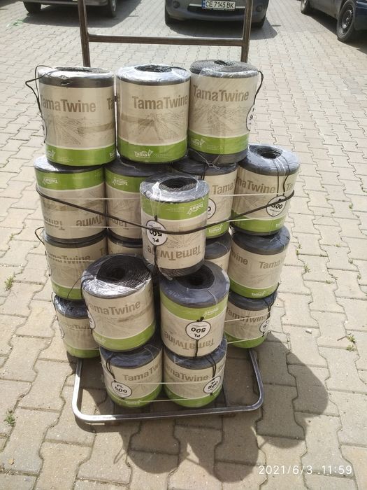 Шпагат Юта Тітан Тама на тюки 4кг в наявності від 500грн