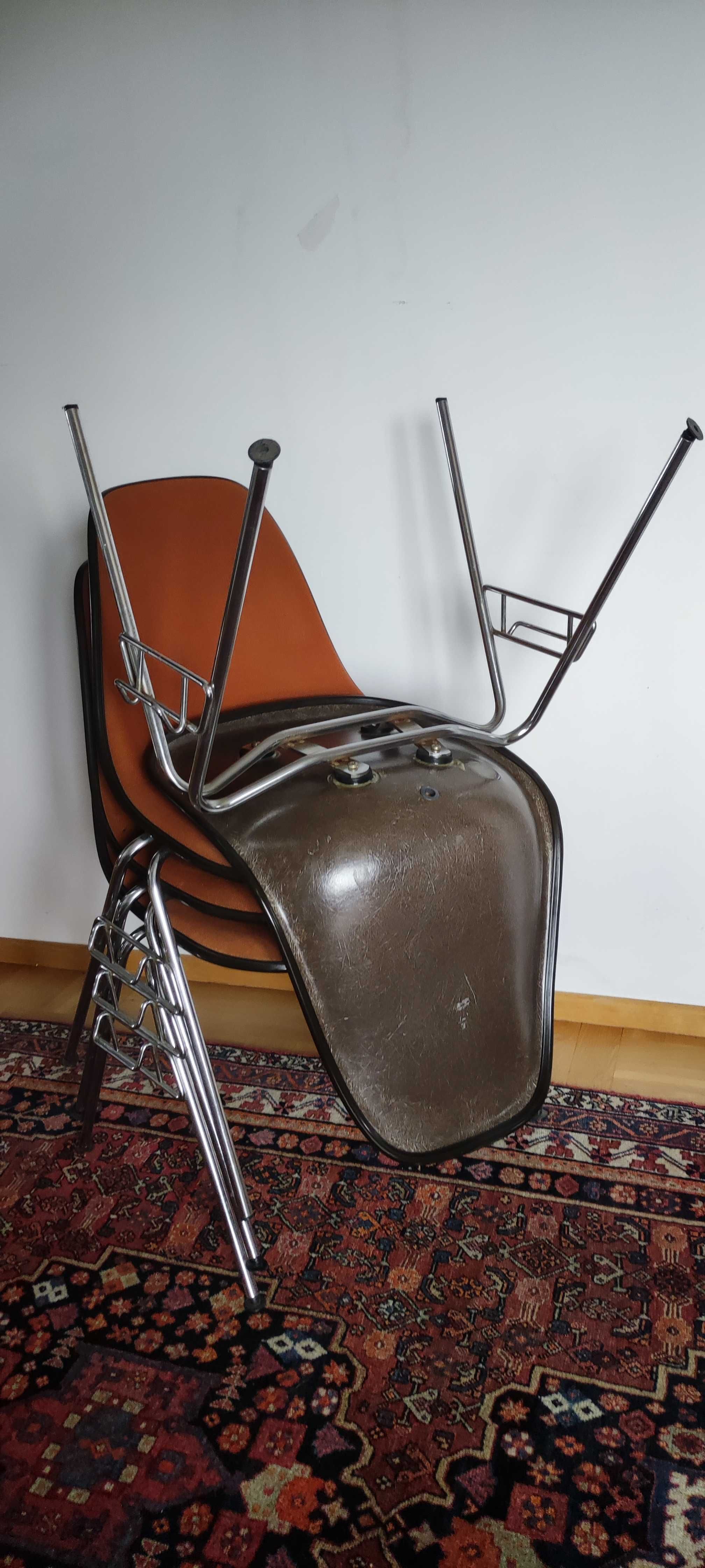 Krzesła  Design, Vintage Herman Miller, oryginalny stan.Lata 50