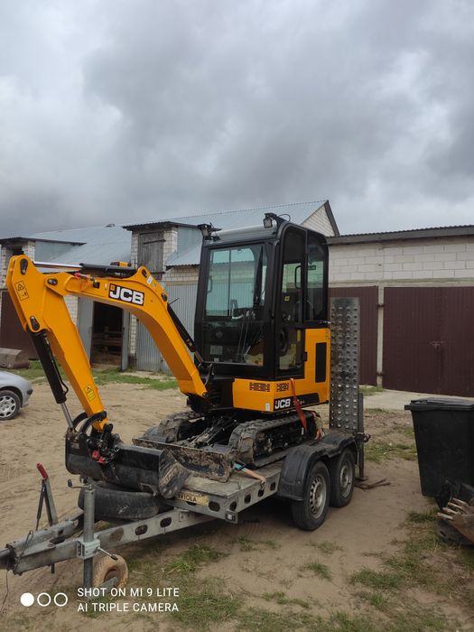 Wynajem minikoparki wozidło miniładowarka usługi wiertnica młot do kuc