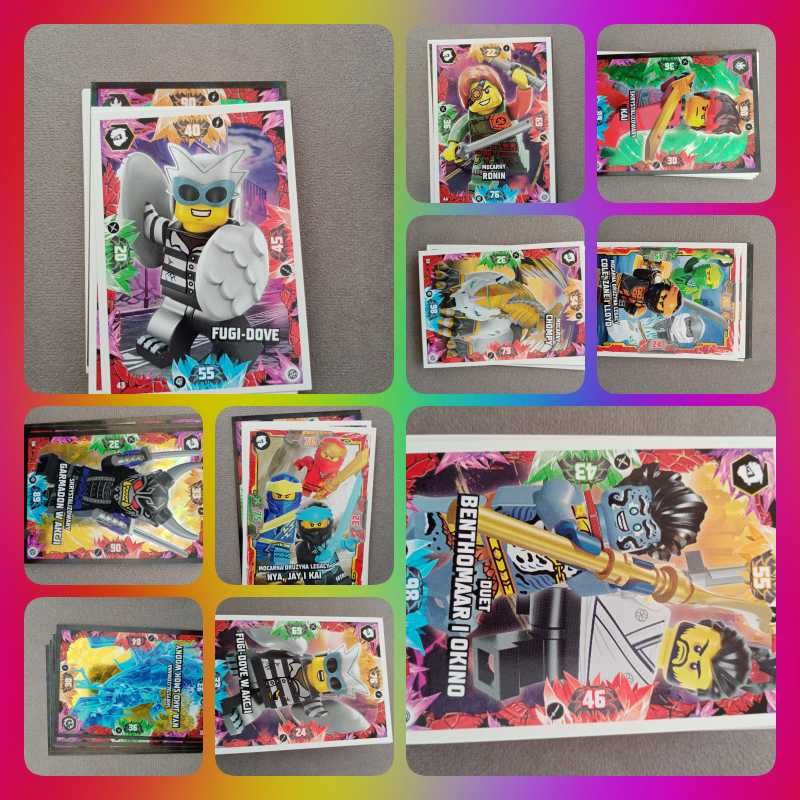 karta karty lego ninjago crystallized seria 8 oraz 9