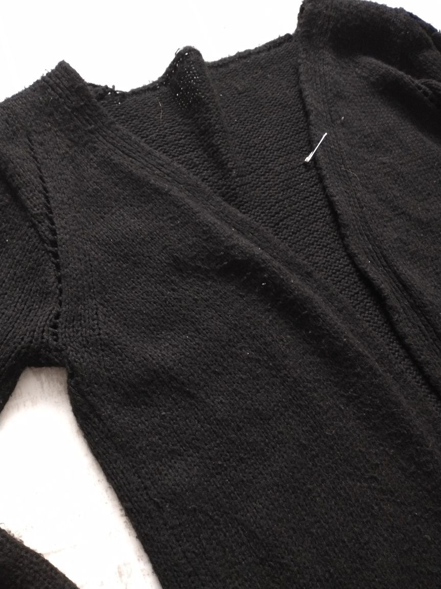 Kardigan gruby sweter długi M/L/ XL
