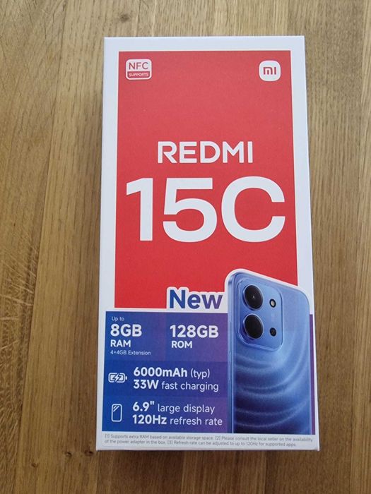 Redmi 15C – NOWY, fabrycznie zapakowany!