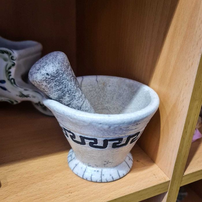 Almofariz c/ Macerador Labesfal –Cerâmica Craquelada Vintage(Portugal)