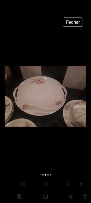 Serviço de chá porcelana antiga