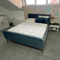 Dwuosobowe łóżko tapicerowane Salta na nóżkach BRW nowe firma