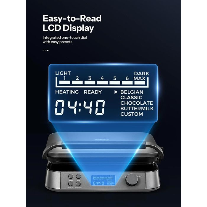 Професійна вафельниця 1600W Fohere ST5403T