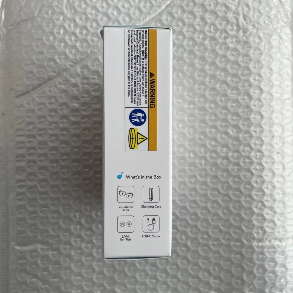 Наушники Anker SoundCore A30i чорні, black