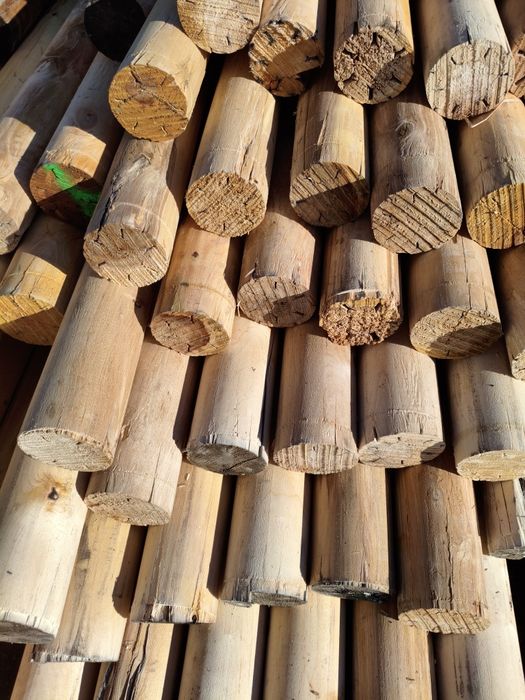 Słupki drewniane toczone wałki toczone 10x260cm