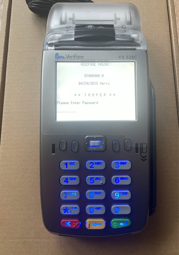 Новий pos термінал Verifone VX520 терминал