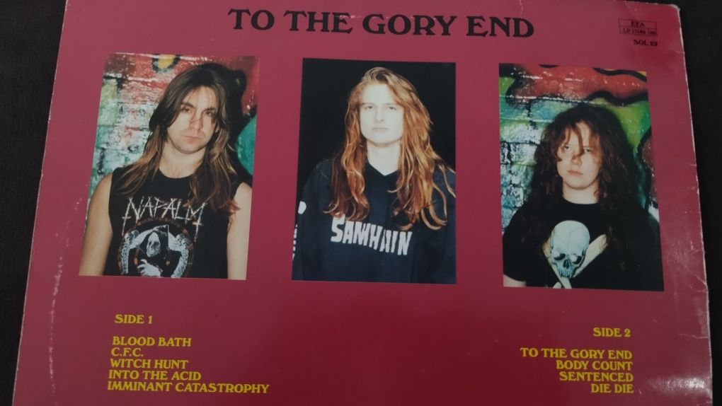 Capa e contracapa album câncer 1990