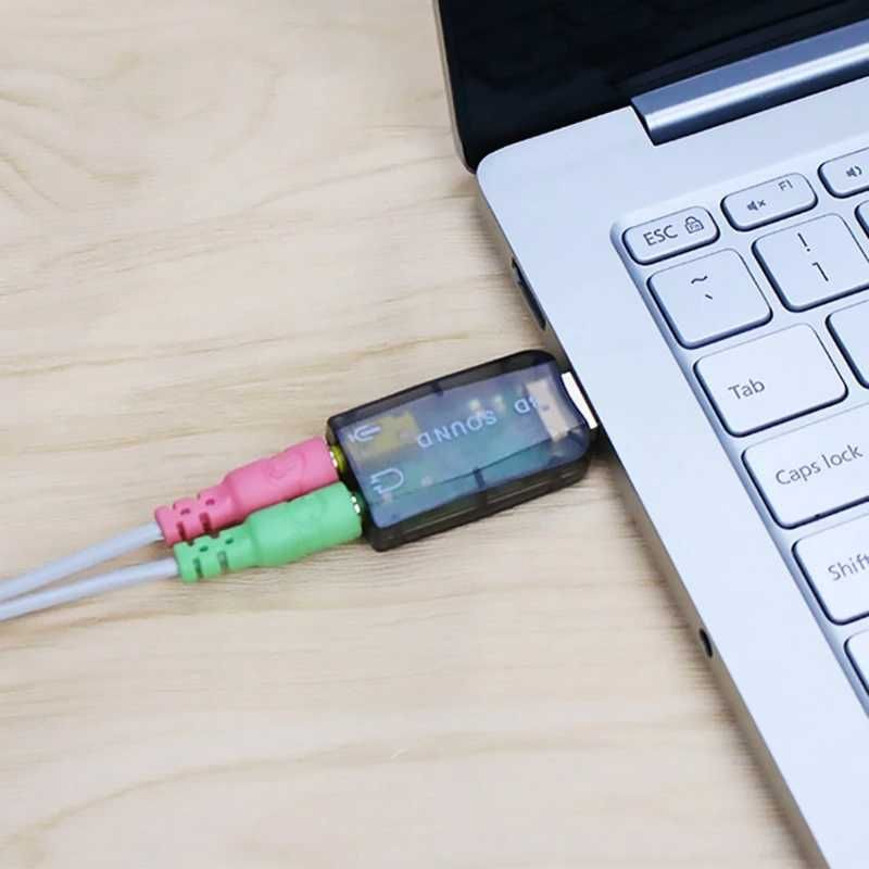 USB Звуковая карта внешняя ЮСБ блютуз USB Sound Card USB blutooth V5.3