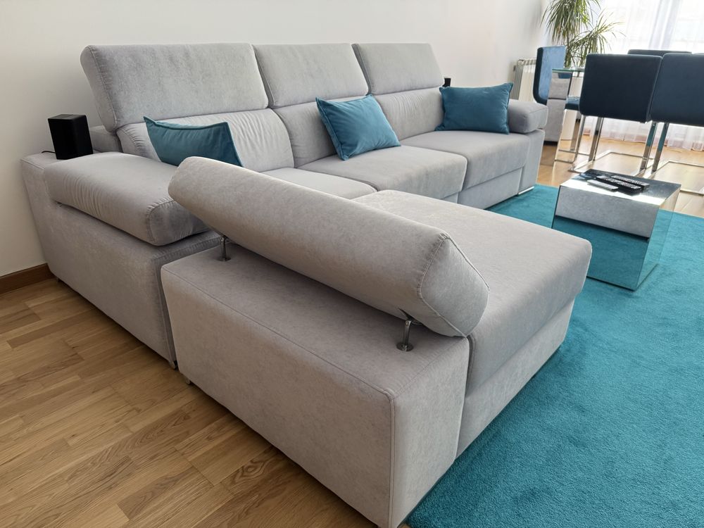 Sofa chaise longue modular