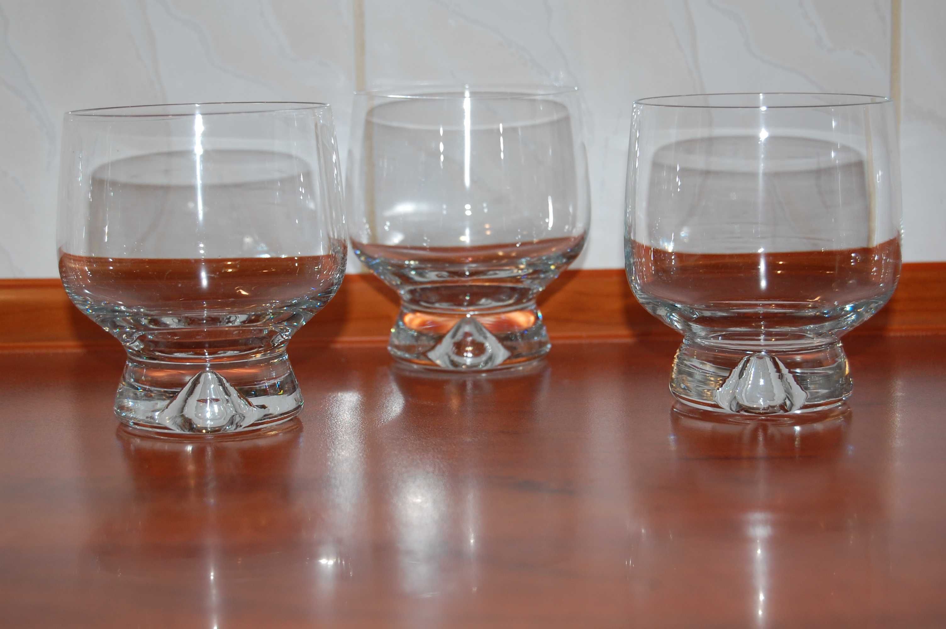 Świeczniki szklanki 3 sztuki