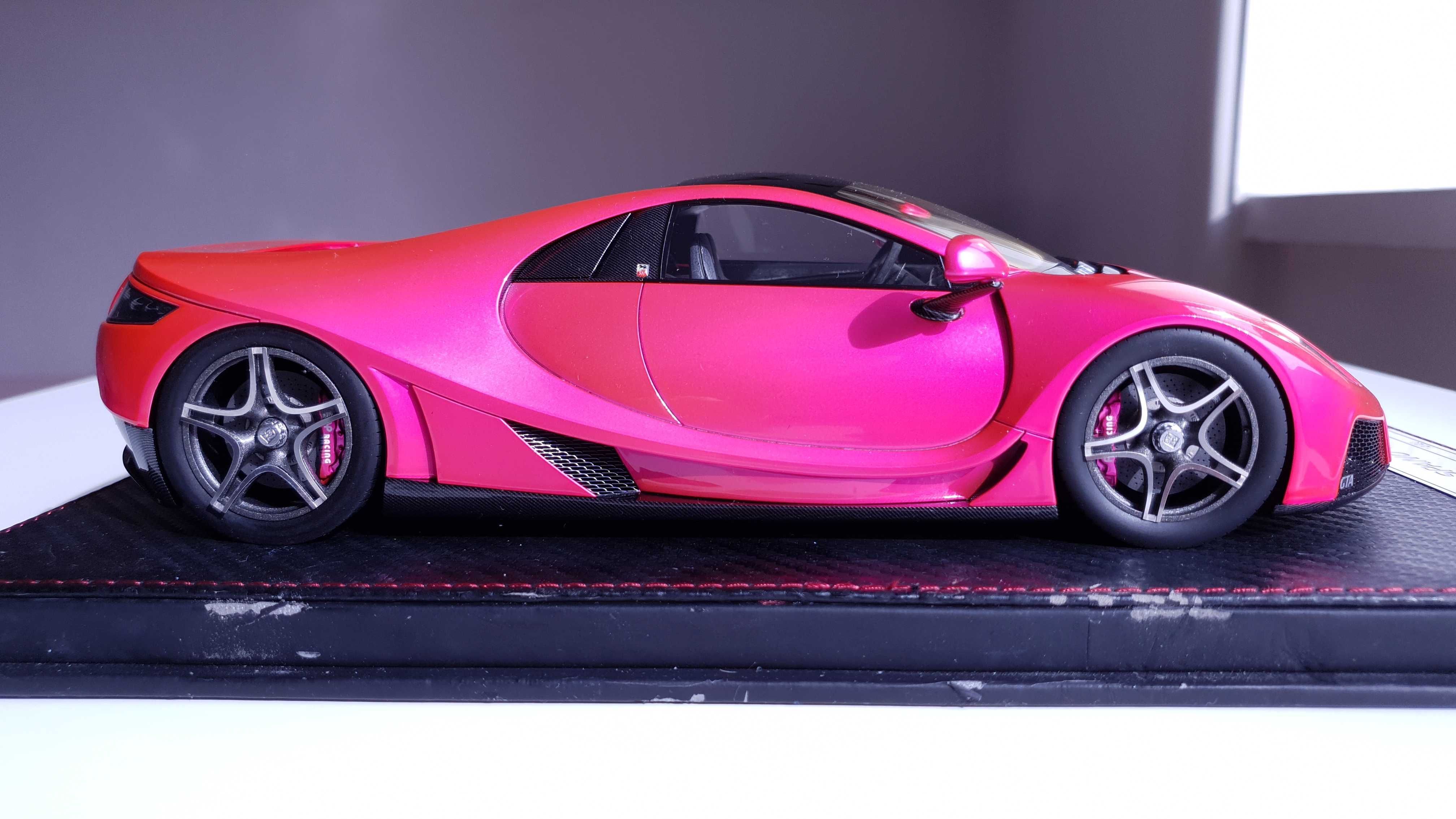 FrontiArt 1/18 Spania GTA Spano, Metalic Flash Pink, limitowany 12/20