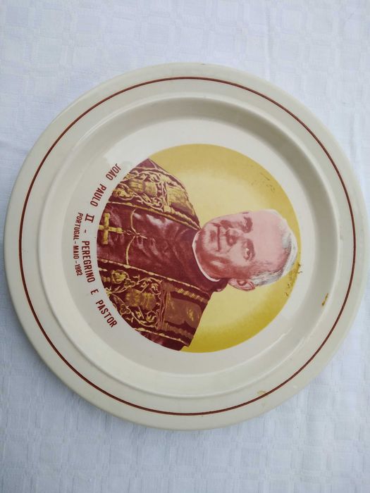 Sacavém Prato Faiança João Paulo II