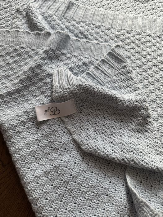 Effik Kocyk szary 100% bawełny