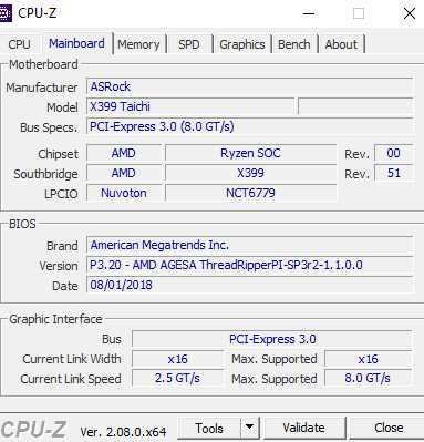 Płyta główna Asrock X399 Taichi AMD X399 Socket TR4 ATX Threadripper