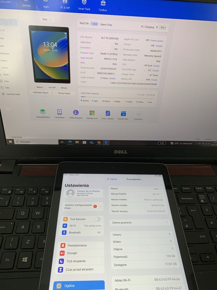 iPad (5th gen) A1822,128gb wifi